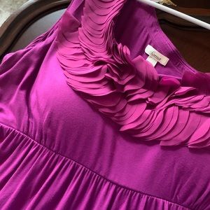 Soma one shoulder magenta dress